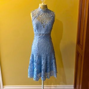 Dress from Nordstrom’s size US 4 and color is a light blue